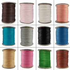 Jewelry Making Cord Waxed Cotton String 1.5 mm 1 Roll Beading DIY Craft Projects