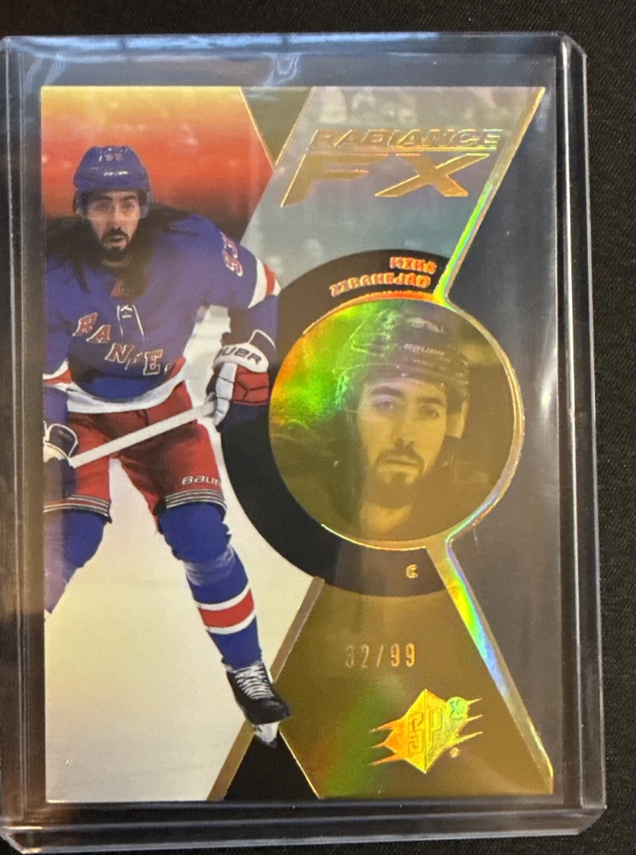 2023-24 SPx Radiance FX Gold #RFX-43 Mika Zibanejad 32/99 - Image 1 of 2