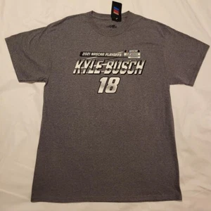 KYLE BUSCH GRAUES T-SHIRT "M&M'S 2021 PLAYOFFS" * XXLARGE * NEU MIT ETIKETT * - Bild 1 von 3
