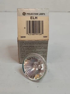 Vintage General Electric GE ELH 120V 300w Projector Lamp Bulb NOS New In Box - Picture 1 of 2
