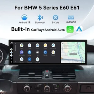 14.9" Autoradio Android 14 8+256GB Retrofit 4G GPS für BMW 5 Series E60 E61 CIC - Bild 1 von 19