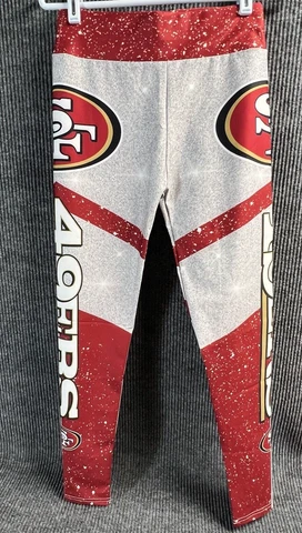 San Francisco 49ers Womens Leggings Pant 26x28 Yoga Football Workout Stretch Gym Cover