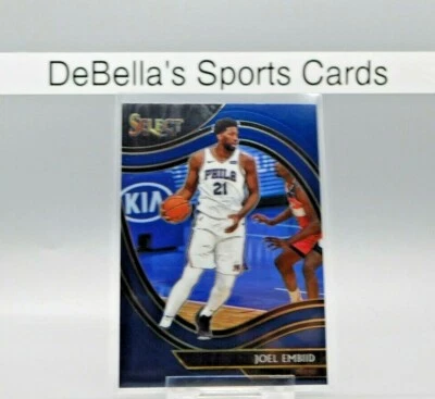 2020-21 Panini Select Basketball JOEL EMBIID COURTSIDE  BLUE  #216 - Image 1 of 2
