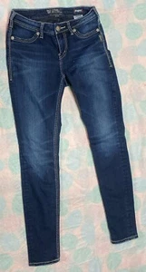 Silver Suki High super Skinny W28/L31 Dark - Picture 1 of 5