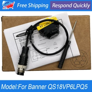 NEW Photoelectric Sensor For Banner Engineering QS18VP6LPQ5 10-30VDC 3.5M Range - Picture 1 of 7