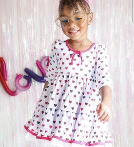 Girls Makena Lane Designs Boutique Loved Hearts Set  size 16 years NWT - Picture 1 of 7