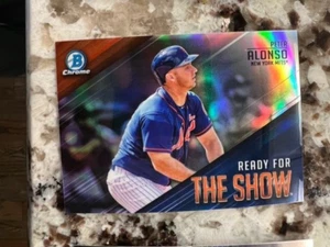 Tarjeta Bowman 2019 cromada lista para el espectáculo New York Mets Pete Alonso #RFTS-11 - Imagen 1 de 1