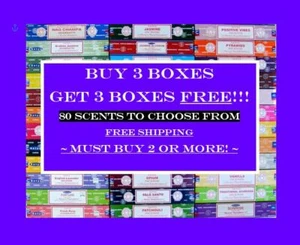 SATYA NAG CHAMPA INCENSE STICKS BUY 3 GET 3 FREE 15g - Picture 1 of 79