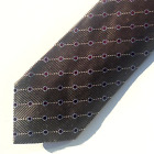 Ermenegildo Zegna Geometric Modern Mens Neck Tie Necktie Silk Italy Silk