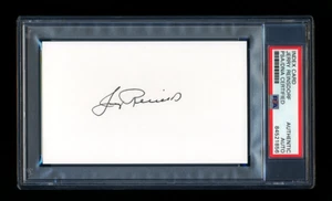 JERRY REINSDORF SIGNED MINT INDEX CARD PSA/DNA HANDSIGNIERT CHICAGO BULLS BESITZER - Bild 1 von 1