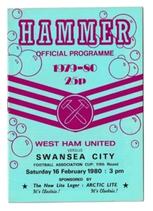 West Ham United v Swansea City 1979/80 FA Cup 5. Runde - Bild 1 von 1
