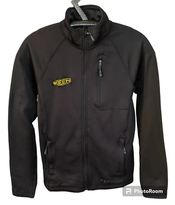 OUTDOOR RESEARCH Fleece Jacket Middle Fork Full Zip KEEN Mens Size SMALL Black - Image 1 of 4