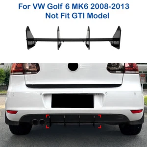 Heckdiffusor Stoßstange Heck Diffusor Spoiler Lippe Für VW Golf 6 MK6 2008-2013 - Picture 1 of 14