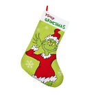 Christmas Stockings Cartoon Grinch Santa Claus Snowman Decoration Gift Bags Xmas