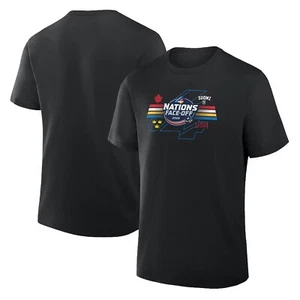 HOT SALE - 2025 4 Nations Face-Off T-Shirt Black Fans Gift - Picture 1 of 5