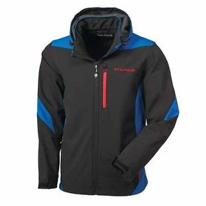 Polaris Men's Softshell Jacket - Black/Blue/Red - Picture 1 of 2