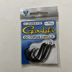 Gamakatsu 208415 Octopus Circle Hook Size 5/0 Needle Point - Picture 1 of 2
