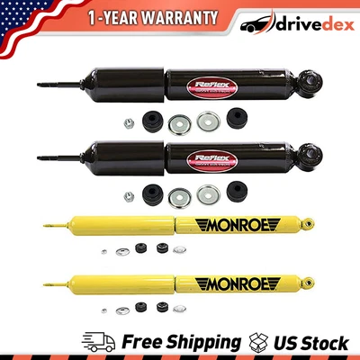 4 Monroe Shock Absorber Front Rear Fits 2000 2001 2002 2003 1997 1998 Ford F-150 - Image 1 of 4