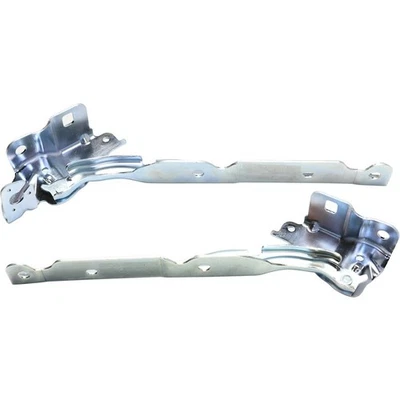 Left & Right Hood Hinge Silver Steel Set Of 2 For 2011-16 FORD F-250 SUPER DUTY Foto 1 de 4