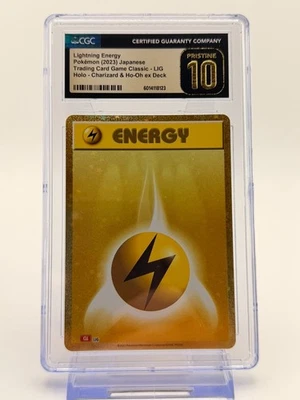 Lightning Energy Pokémon (2023) Japanese Classic Holo Charizard Ho-Oh ex deck - Image 1 of 2