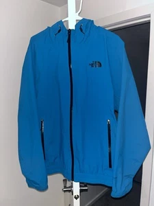 The North Face Highland Tech Shell Teal Rain Jacket Men’s Size Large Excellent - Picture 1 of 4