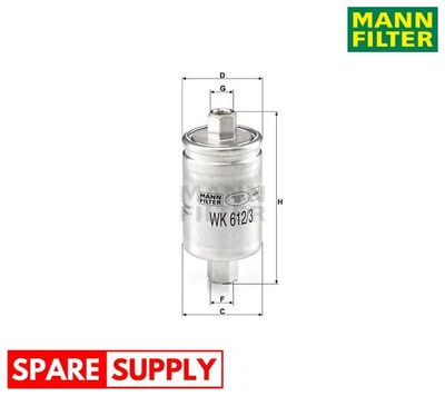 FUEL FILTER FOR BOGDAN FORD AUSTRALIA LAND ROVER MANN-FILTER WK 612/3 - Image 1 of 4