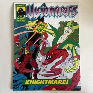 Visionaries Issue #5 Knightmare 1988 Marvel UK Comic Book - Picture 1 of 8