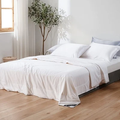 Mommesilk 100% 真丝被子女王夏季轻便纯丝绸被套... — 第 1/4 张图片