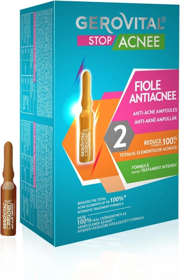 Stop Ane Fiale Antiacne – Trattamento Viso Intensivo Con Acido Salicilico, Niaci - Immagine 1 di 4