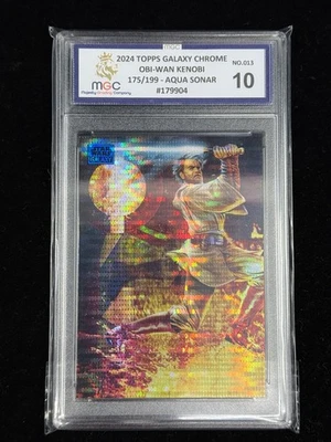 Obi-Wan Kenobi Aqua Sonar 175/199 Topps Star Wars Galaxy 2024 #13 MGC 10 - Image 1 of 4