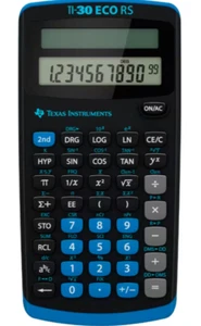 Texas Instruments Taschenrechner Solar (TI-30 ECO RS) 10-stelliges Display schwa - Bild 1 von 1