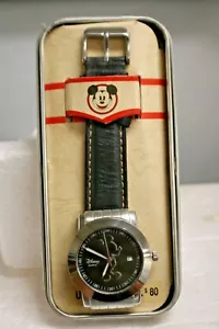 Vintage Disney Mickey Mouse Outline Quartz Armbanduhr mit Original Dose - Bild 1 von 10