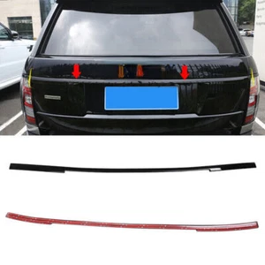 For Range Rover Vogue L405 2014-2021 Black Rear Door Tailgate Trunk Molding Trim - Foto 1 di 4
