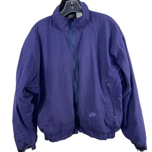 90's Nike Purple Windbreaker Jacket Medium - Picture 1 of 12