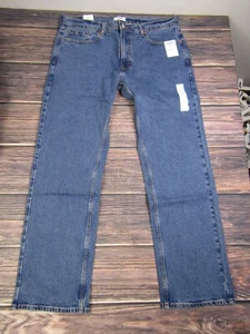 Denizen Levi's NEW NWT Mens 285 Relaxed 36x32 Medium Blue Denim Jeans Straight - Picture 1 of 6