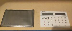 Vintage CASIO SL 760A Solar Film Card Calculator