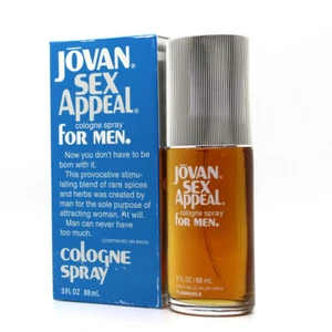 JOVAN SEX APPEAL by Coty 3.0 oz (88 ml) cologne spray for men *Vintage* - Picture 1 of 3