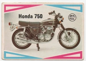 1974 Scanlens Choppers & Hot Bikes (45) Honda 750 - Imagen 1 de 2
