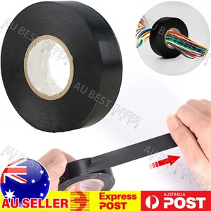 Electrical Insulation PVC Tape Black 18M Single DIY Super Strong AU - Picture 1 of 13