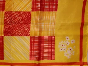 Vintage Designer JAN C 100% Acetate Scarf  - geometric design - Picture 1 of 3
