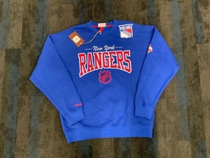 NEW MITCHELL AND NESS CREWNECK TEXAS RANGERS LARGE - Picture 1 of 3