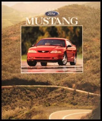 Ford Mustang 1996 folleto de ventas de concesionario, GT convertible cupé original XL Foto 1 de 4
