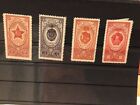 Rosja 1944 Ordery wojenne i medale zamontowane znaczki czyste zestaw Ref A149
