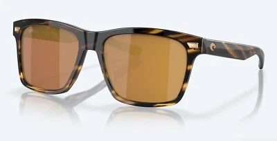 NUEVO Costa Del Mar ARANSAS Tortuga y Dorado Espejo Vidrio Polarizado 580G Foto 1 de 4