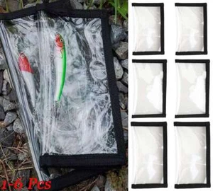 1/4/6Pcs Fishing Lure Wraps Durable Clear PVC Lure Covers Keeps Fishing Safe Eas - Picture 1 of 16