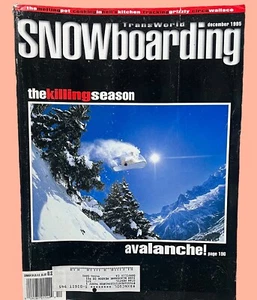 Vintage Old School Transworld Magazine Snowboarding Dec 1995 Avalanche Niko Drez - Picture 1 of 12