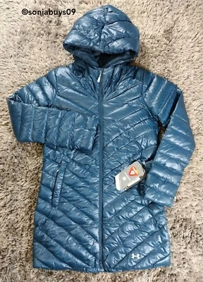 Chaqueta parka Under Armour Storm2 ColdGear infrarroja Uptown para mujer, verde azulado Nova, S Foto 1 de 4