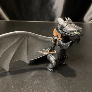 How to Train Your Dragon Toothless Action Figure 2014 Toy Adjustable Wings 12” - Picture 1 of 11