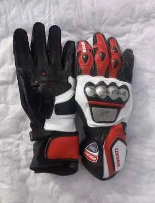 Guantes de cuero para moto DUCATI CORSE para hombre Guantes de moto Race-XS-4XL - Imagen 1 de 2