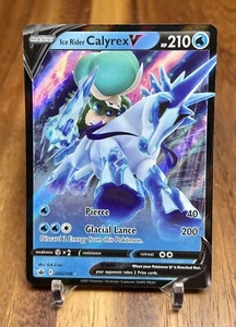 Ice Rider Calyrex V 045/198 Ultra Rare Chilling Reign Pokemon Card NM - Picture 1 of 2
